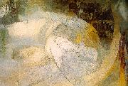  Georges de  Feure Swan Lake oil painting